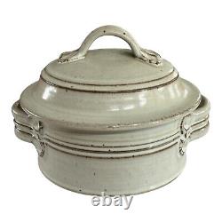 Vintage Studio Art Pottery Covered Tureen Casserole Dish (Signed, Tyrone Larson)
