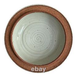 Vintage Studio Art Pottery Covered Tureen Casserole Dish Signed Tyrone Larson