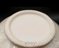 Vintage Studio Art Pottery Crystalline Glaze Vase 10.5 White Pearl Crystal