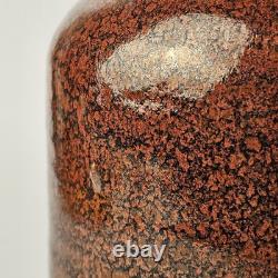 Vintage Studio Art Pottery Figural Canister Jar Woman Folk Art Stoneware