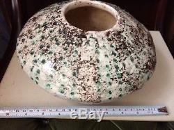 Vintage Studio Art Pottery Large textured Vase Vessel Mid Century