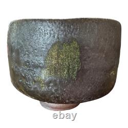 Vintage Studio Art Pottery Metallic Glaze Matcha Chawan Tea Bowl Signed