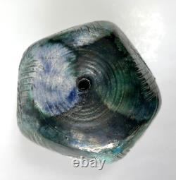 Vintage Studio Art Pottery Modernist Closed Form Vessel Toshiko Takaezu Style