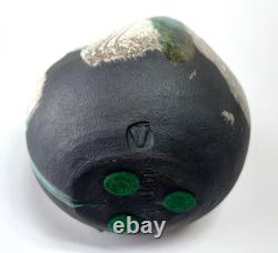 Vintage Studio Art Pottery Modernist Closed Form Vessel Toshiko Takaezu Style