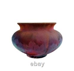 Vintage Studio Art Pottery Stoneware Raku Vase