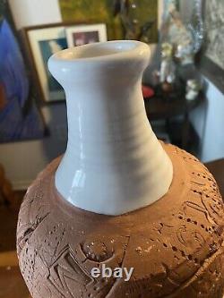 Vintage Studio Art Pottery Vase Unsigned
