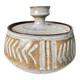 Vintage Studio Art Stoneware Pottery Lidded Jar Signed Barrou