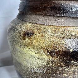 Vintage Studio Art Vase MCM Stoneware Boho Pottery Vessel VTG Vessel