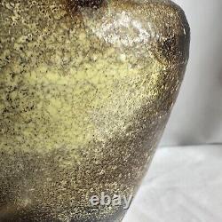 Vintage Studio Art Vase MCM Stoneware Boho Pottery Vessel VTG Vessel