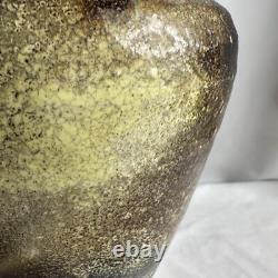 Vintage Studio Art Vase MCM Stoneware Boho Pottery Vessel VTG Vessel Vintage