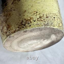 Vintage Studio Art Vase MCM Stoneware Boho Pottery Vessel VTG Vessel Vintage