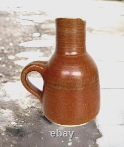 Vintage Studio Art Wheel Thrown Pottery Jug, Pierre Digan from La Borne 7.5