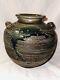 Vintage Studio Hand Thrown Japanese Pottery of Shigaraki Vase