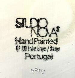 Vintage Studio Nova Serving Dishes Colorful Hand-painted 10 Piece Set Portugal