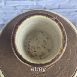 Vintage Studio Pottery 18 Lidded Canister Signed J. GIBBS READ DISCRIPTION