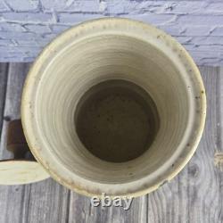 Vintage Studio Pottery 18 Lidded Canister Signed J. GIBBS READ DISCRIPTION