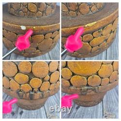Vintage Studio Pottery 18 Lidded Canister Signed J. GIBBS READ DISCRIPTION