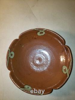 Vintage Studio Pottery 1973 Artist Signed Glazed Bowl MCM