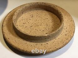 Vintage Studio Pottery 1982 Charles Smith Alabama Potter Bowl Lid Pot