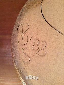 Vintage Studio Pottery Abstract Planter Bernard Rooke Era