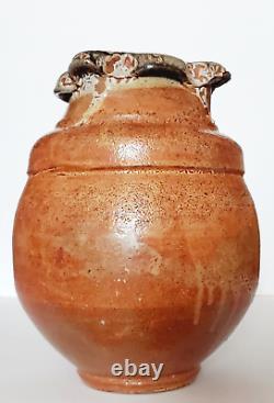 Vintage Studio Pottery Art Handmade Vase Signed