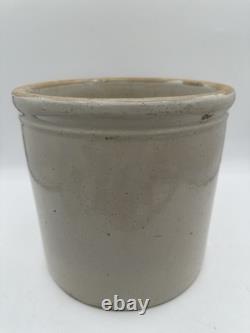 Vintage Studio Pottery Bird Crock Stoneware Planter M. W. Signed 1980 7.5