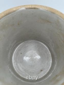 Vintage Studio Pottery Bird Crock Stoneware Planter M. W. Signed 1980 7.5