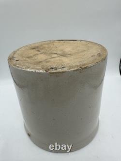 Vintage Studio Pottery Bird Crock Stoneware Planter M. W. Signed 1980 7.5