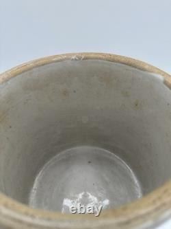 Vintage Studio Pottery Bird Crock Stoneware Planter M. W. Signed 1980 7.5