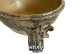 Vintage Studio Pottery Bowl Large Signed With Impressed Mark