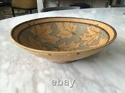 Vintage Studio Pottery Bowl Signed 18