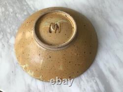 Vintage Studio Pottery Bowl Signed 18