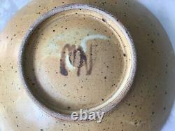Vintage Studio Pottery Bowl Signed 18