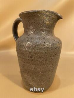 Vintage Studio Pottery Brayer 1976 Signed Handled Pitcher Vase