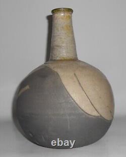 Vintage Studio Pottery Bulbous Vase Alligator Gar