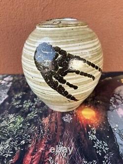 Vintage Studio Pottery Ceramics Signed Vase