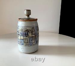 Vintage Studio Pottery Hand Crafted Stoneware Lidded Vessel Signed Shultz 81