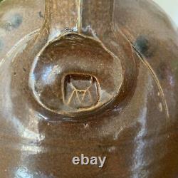 Vintage Studio Pottery Handmade Brown Jug Pitcher Vase 33cm Mick Michael Casson