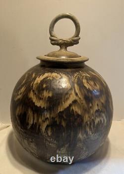 Vintage Studio Pottery Jar James Morris Cotter MCM Mid Century Modern