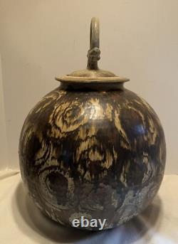 Vintage Studio Pottery Jar James Morris Cotter MCM Mid Century Modern