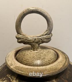 Vintage Studio Pottery Jar James Morris Cotter MCM Mid Century Modern