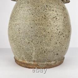 Vintage Studio Pottery Jug Dragon Goat Head 17in
