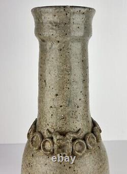 Vintage Studio Pottery Jug Dragon Goat Head 17in