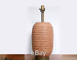 Vintage Studio Pottery Lamp Bob Kinzie Affiliated Craftsman California Ceramic