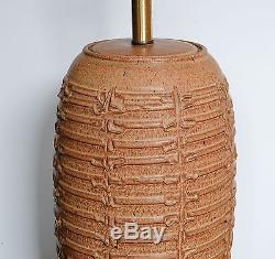 Vintage Studio Pottery Lamp Bob Kinzie Affiliated Craftsman California Ceramic
