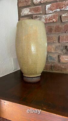 Vintage Studio Pottery Large Vase Modern