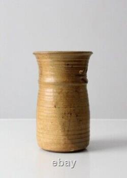 Vintage Studio Pottery Large Vase Signed