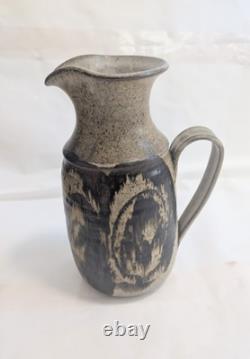 Vintage Studio Pottery Pitcher By James Morris Cotter MCM