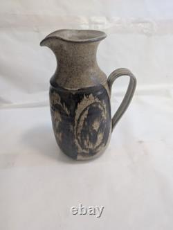 Vintage Studio Pottery Pitcher By James Morris Cotter MCM