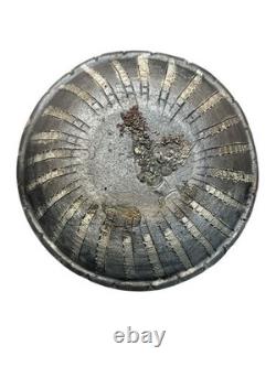 Vintage Studio Pottery Pitcher Sgraffito Owl Figure Southwestern Style 8.5